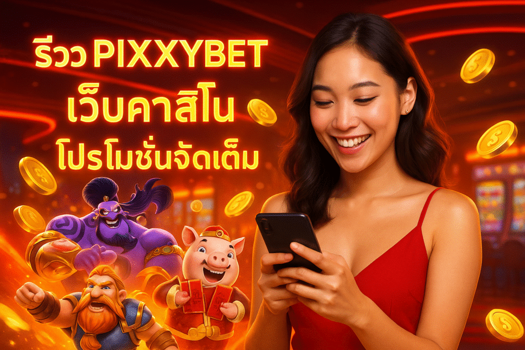 รีวิว PIXXYBET เว็บคาสิโน โปรโมชั่นจัดเต็ม