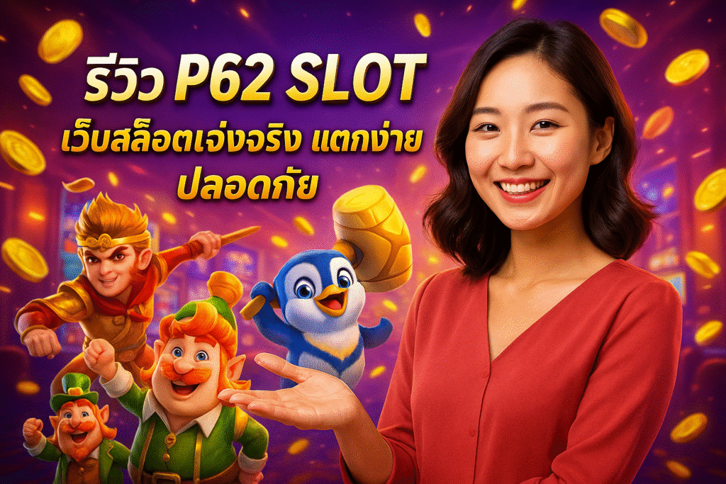 รีวิว P62 SLOT เว็บสล็อตเจ๋งจริง แตกง่าย ปลอดภัย