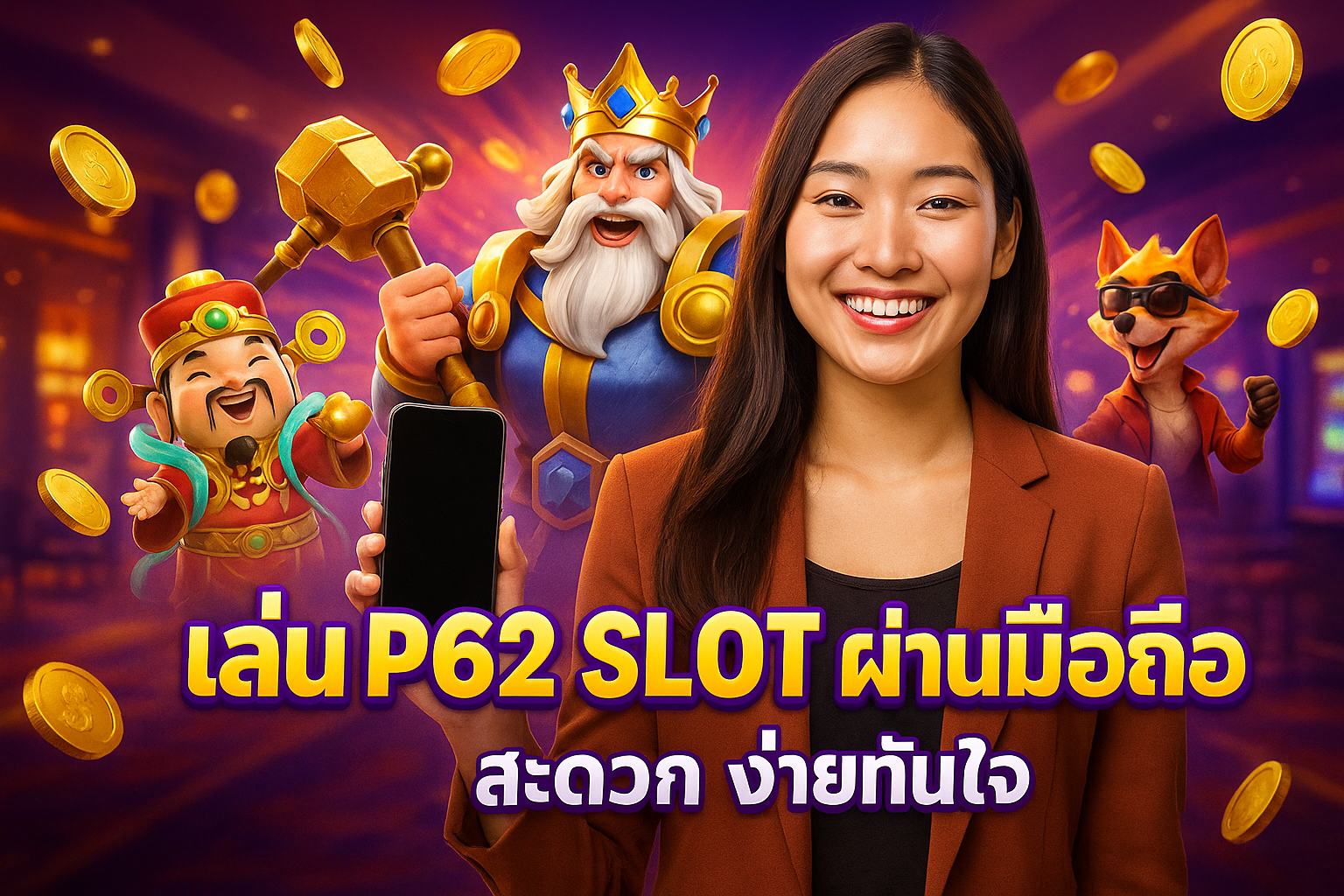 เล่น P62 SLOT ผ่านมือถือ สะดวก ง่ายทันใจ