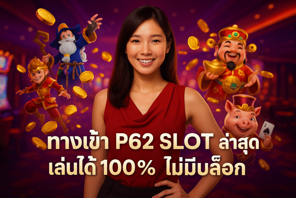 ทางเข้า P62 SLOT ล่าสุด เล่นได้ 100% ไม่มีบล็อก