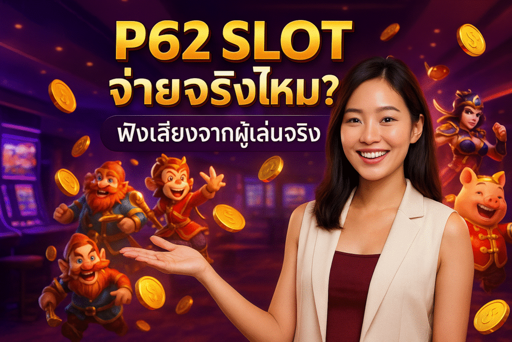 P62 SLOT จ่ายจริงไหม? ฟังเสียงจากผู้เล่นจริง
